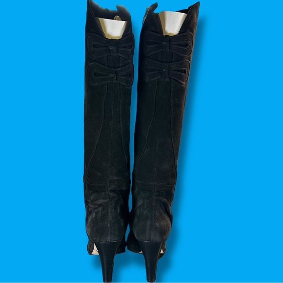 NWT Sarah Flint ‘Marina 85’ Boot in “Black Crosta Suede Leather” Size 11 - Picture 15 of 16